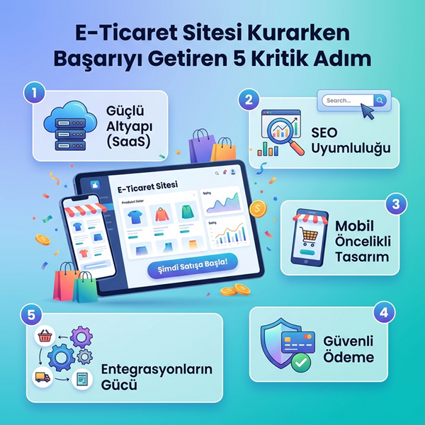 E-Ticaret Sitesi Kurarken Başarıyı Getiren 5 Kritik Adım