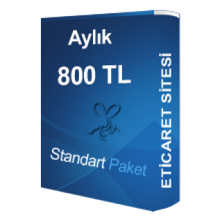 Kiralık Standart Eticaret Paketi